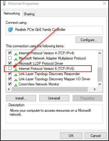 uninstall commview wifi driver