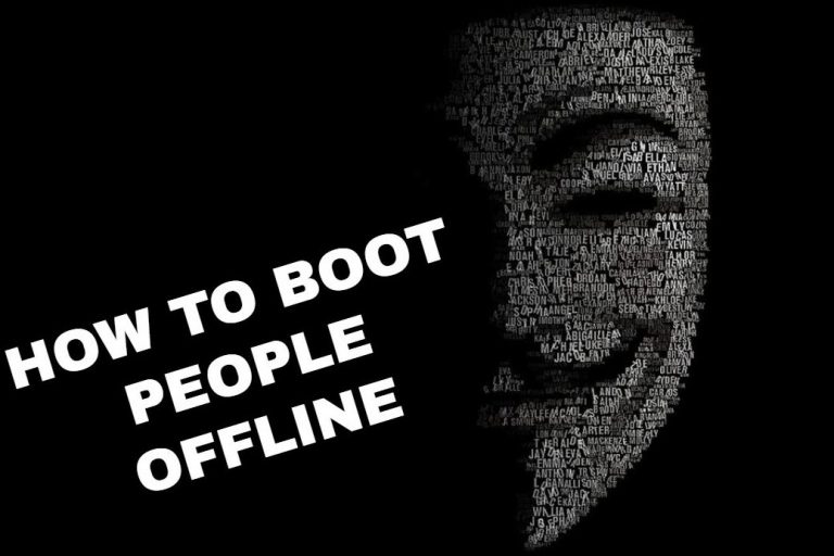 full guid how to boot people offline