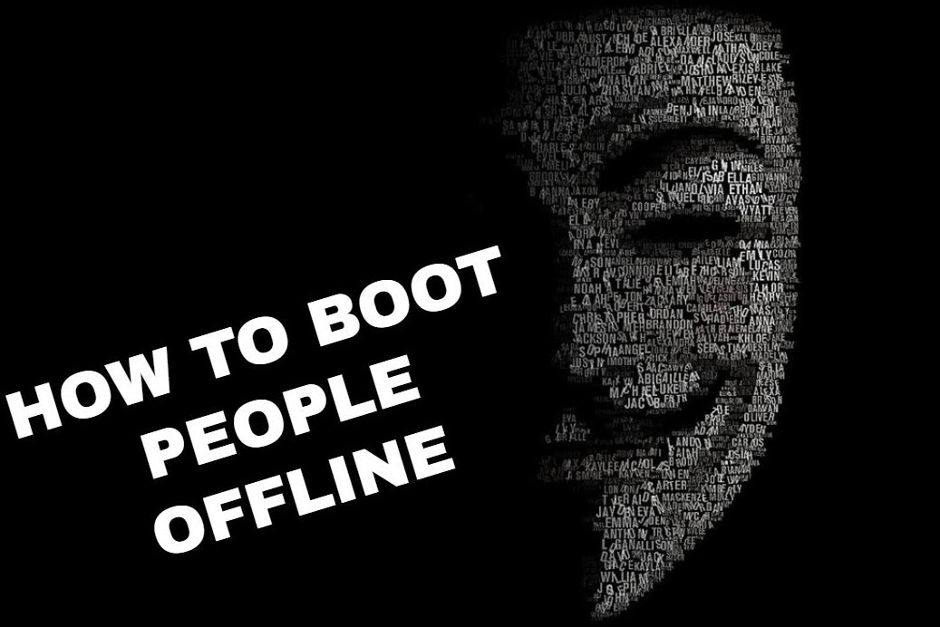 how to boot people offline
